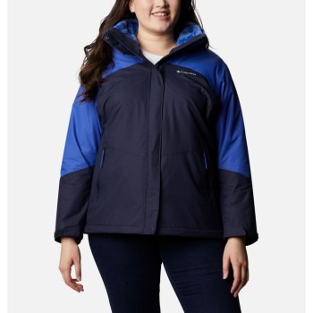 Columbia Jas Dames, Bugaboo II Fleece Interchange Plus Size Donkerblauw Blauw, 47BNGQTIW